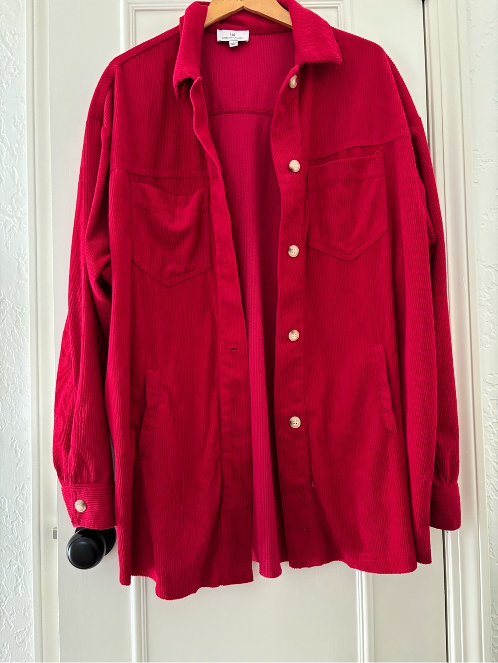 Red Corduroy Shacket